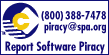 Report Software Piracy